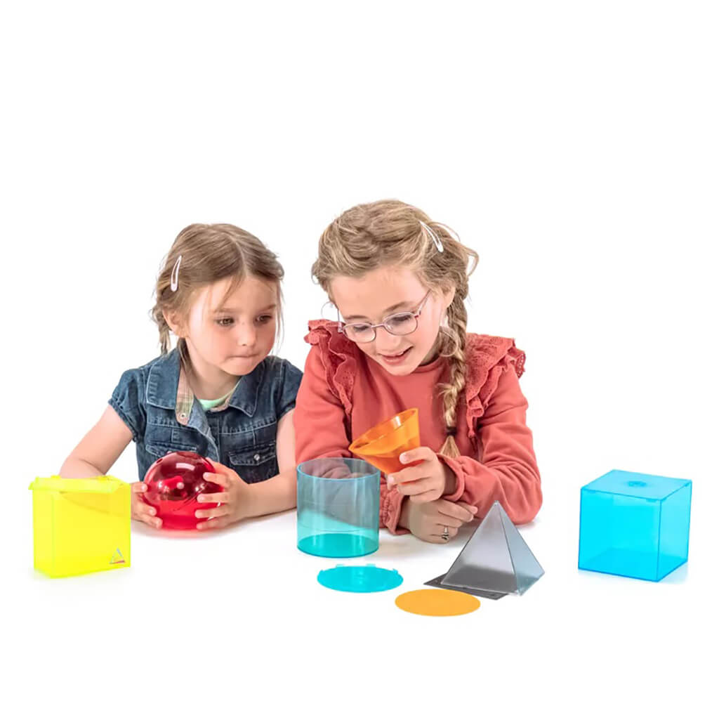 Basic Shapes Steam 3D Geometric Shapes Set (6 Shapes) | Steam Rocket | Fun Educational ...