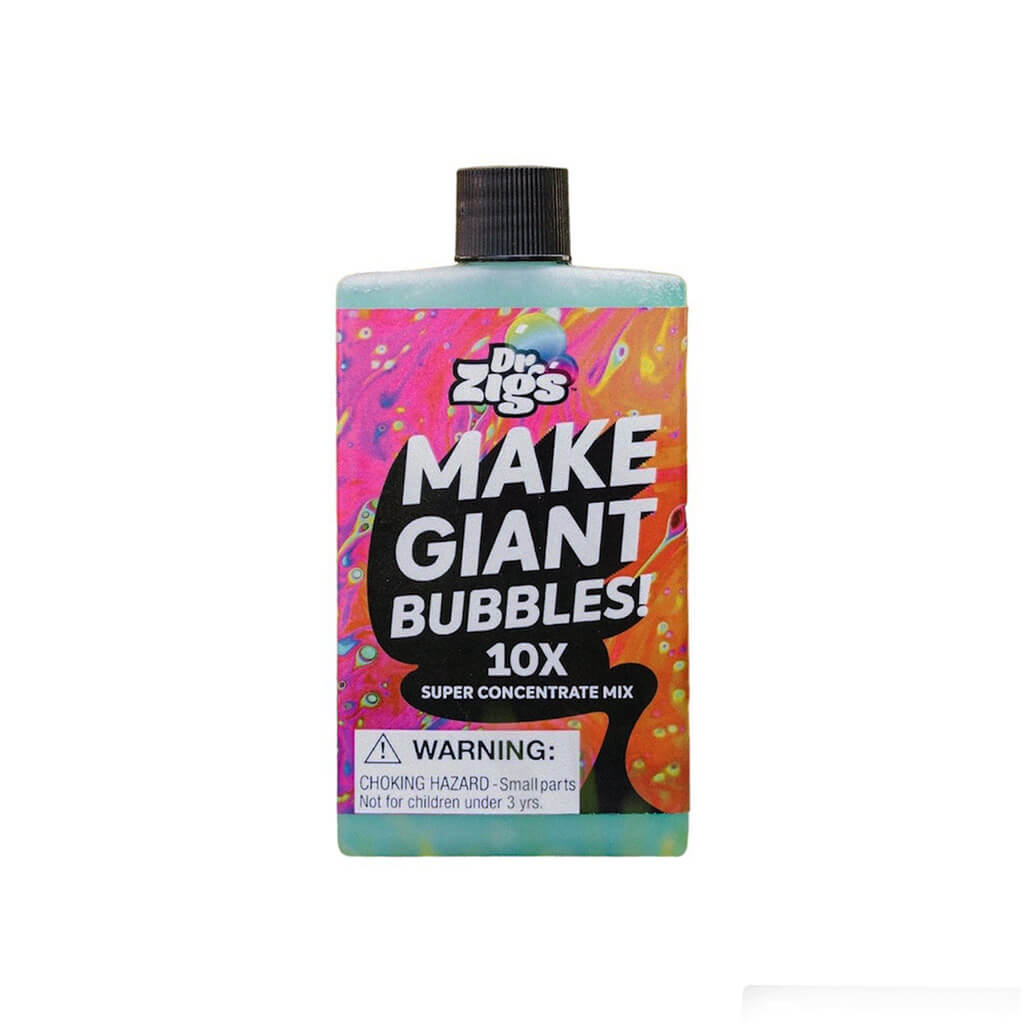 Giant Bubble Mix 100ml 10x Concentrate (Makes 1 Litre) - Dr Zigs