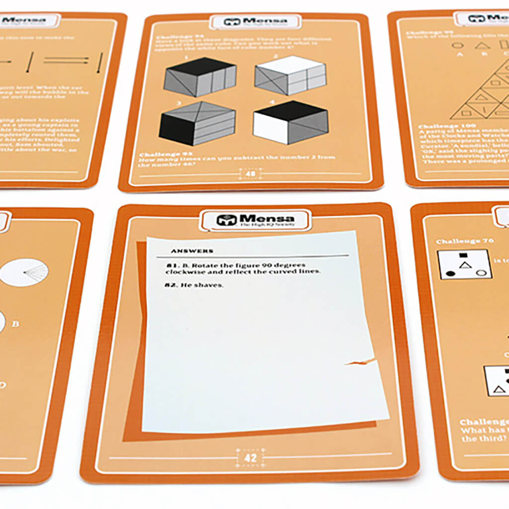Mensa Riddles and Conundrums Cards | Steam Rocket | Fun, Educational ...