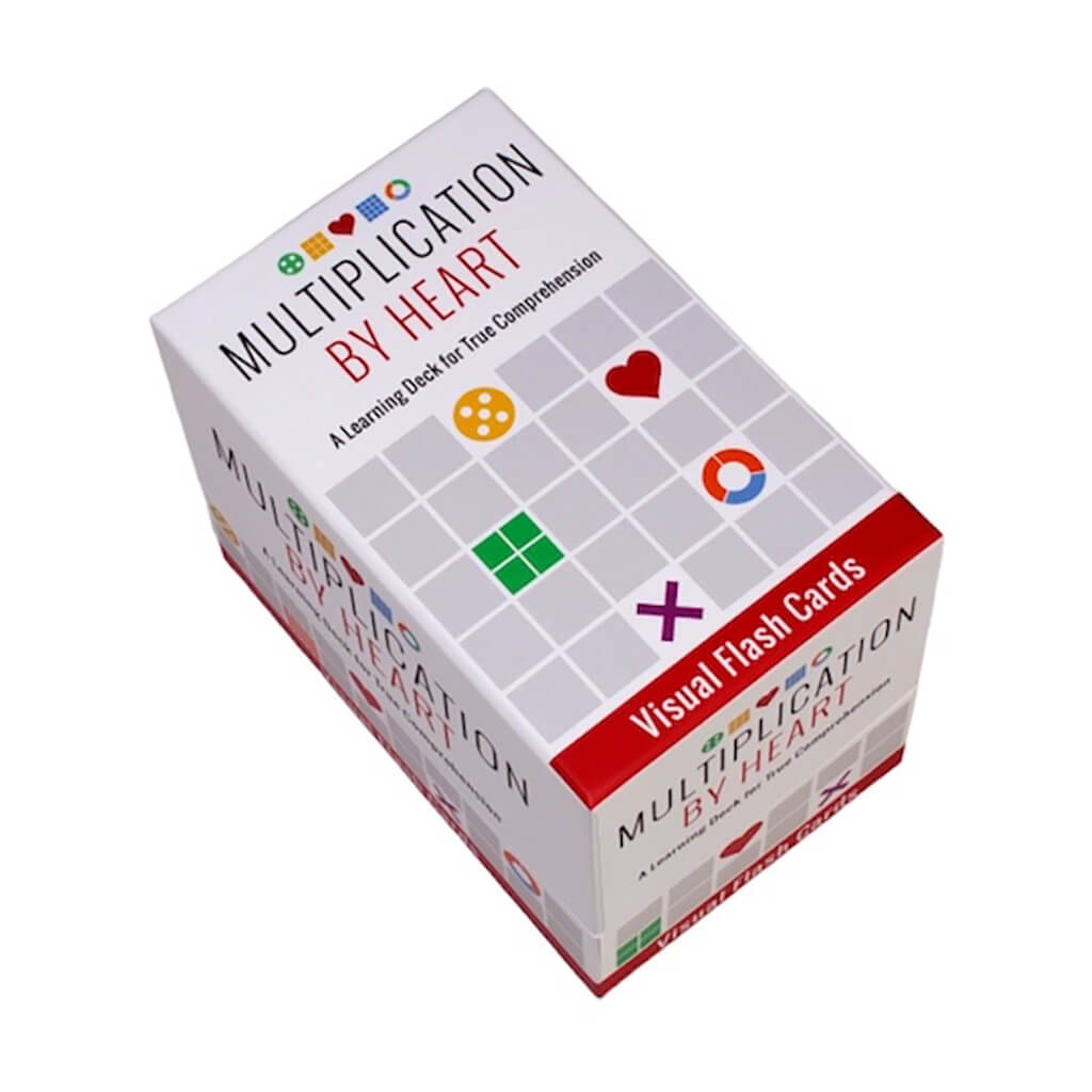 Multiplication By Heart: Visual Flash Cards for True Comprehension - Math For Love