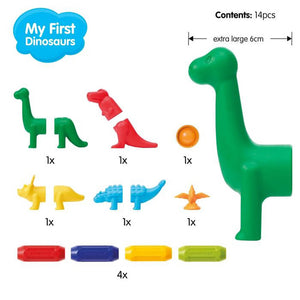 My First Dinosaurs Magnetic Construction Set - SmartMax