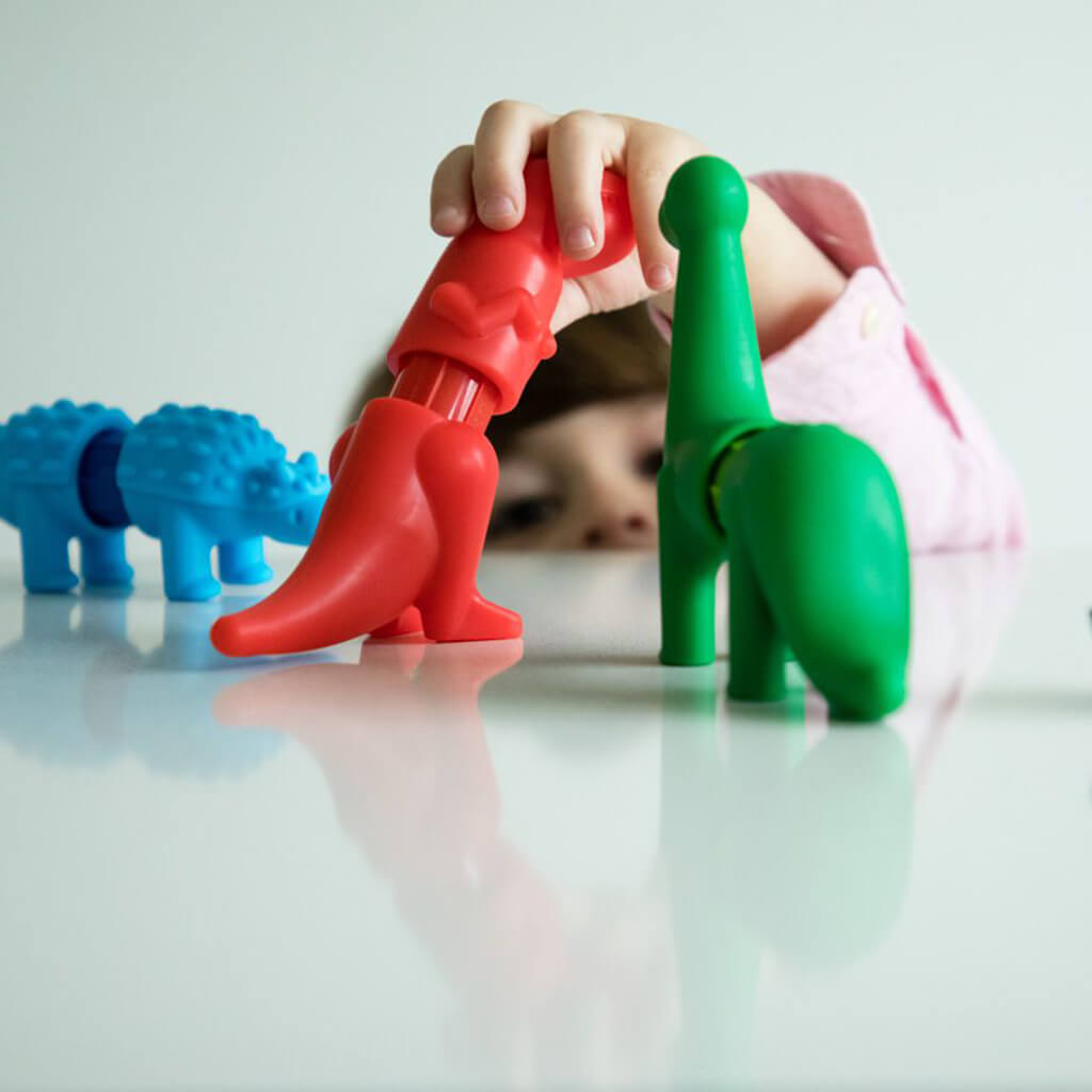 My First Dinosaurs Magnetic Construction Set - SmartMax
