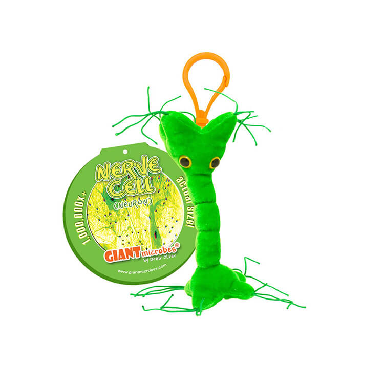 Nerve Cell Key Ring - Giant Microbes