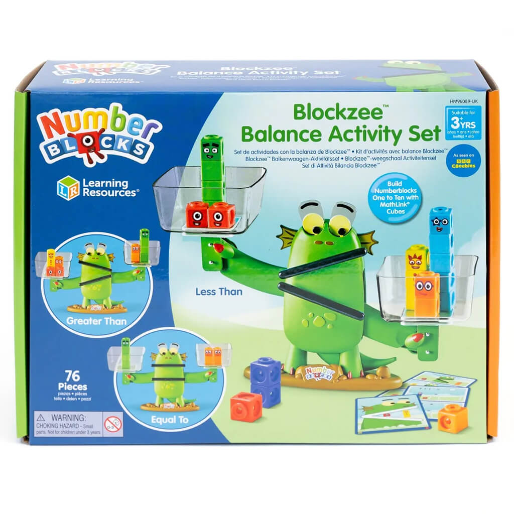 Blockzee Activity Set Numberblocks Blockzee Balance Activity Set | Steam Rocket | Fun ...