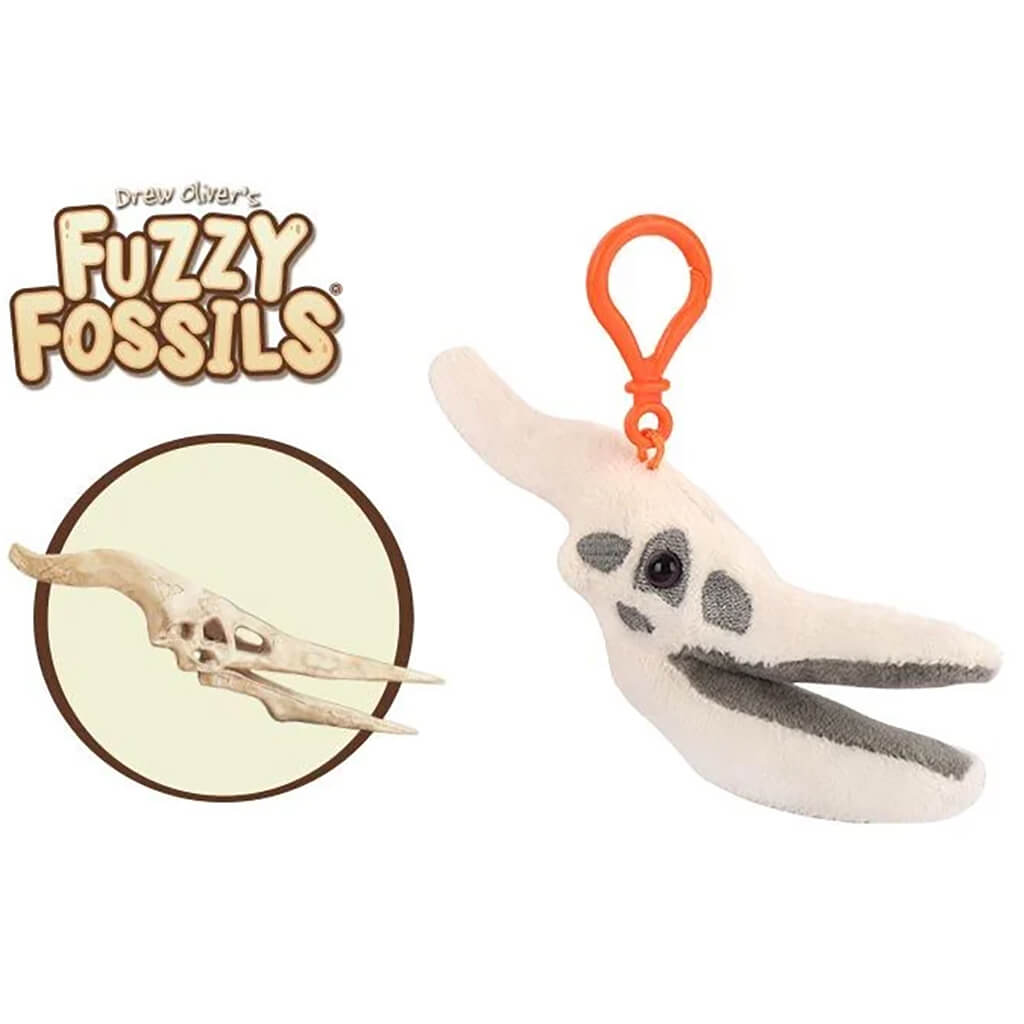 Pteranodon Skull Key Ring - Giant Microbes (Fuzzy Fossils)