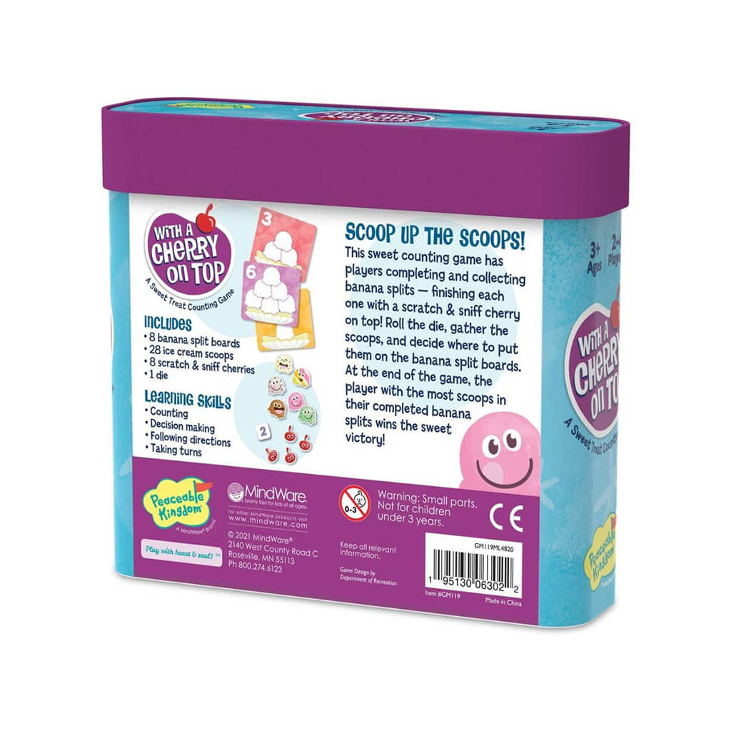 With a Cherry on Top: A Sweet Counting Game by Peaceable Kingdom ...