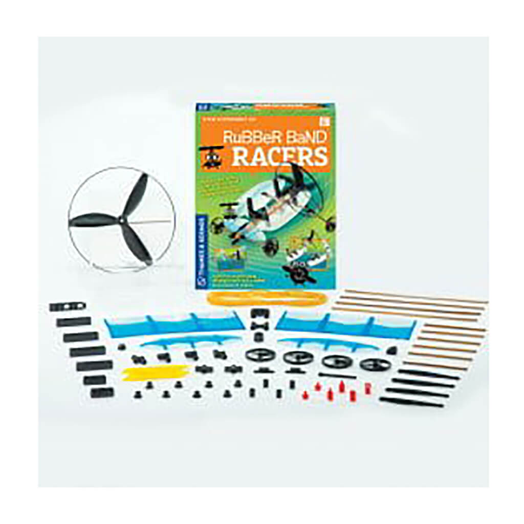 Rubber Band Racers: STEM Experiment Kit - Steam Rocket