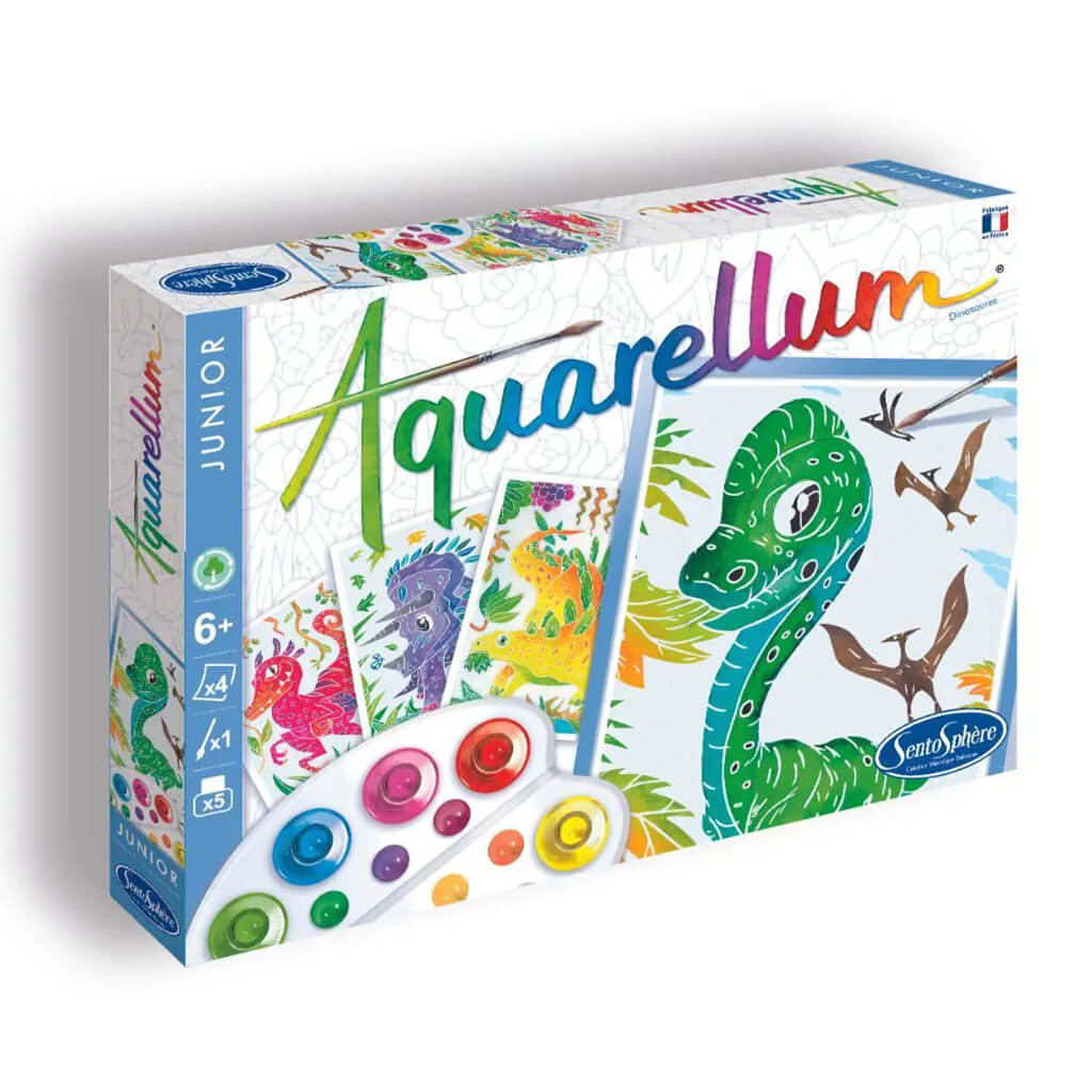 Aquarellum Junior Painting Set: Dinosaurs Medium - Sentosphere