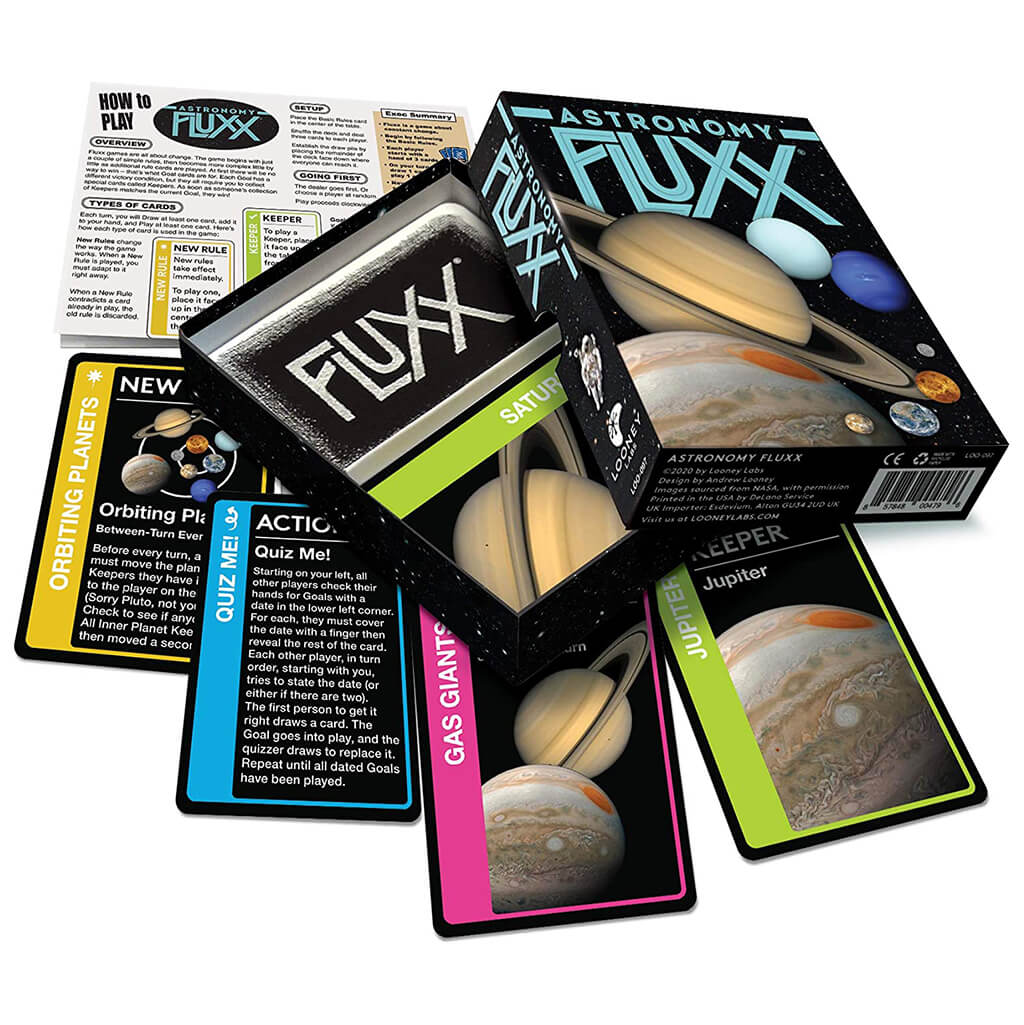 Astronomy Fluxx Card Game - Steam Rocket