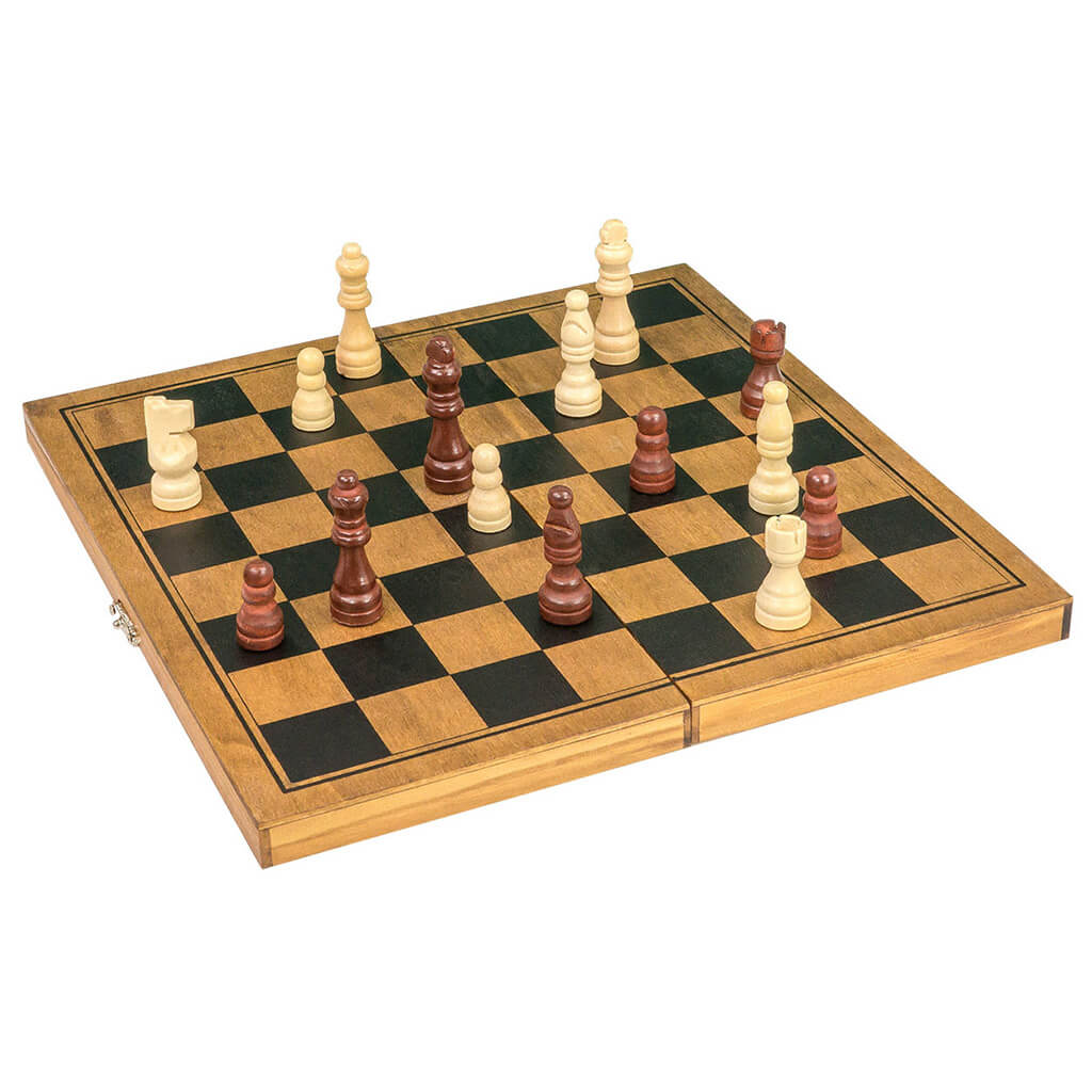 Wooden Chess Set - Professor Puzzle