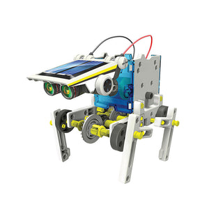 14-in-1 Educational Solar Robot Kit - Construct & Create