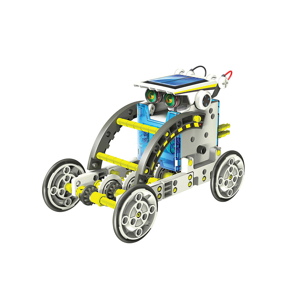 Construct Create 14 in 1 Educational Solar Robot Kit Steam Rocket Fun Educational Toys Games