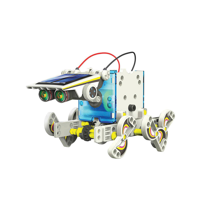 Construct & Create 14-in-1 Educational Solar Robot Kit | Steam Rocket ...
