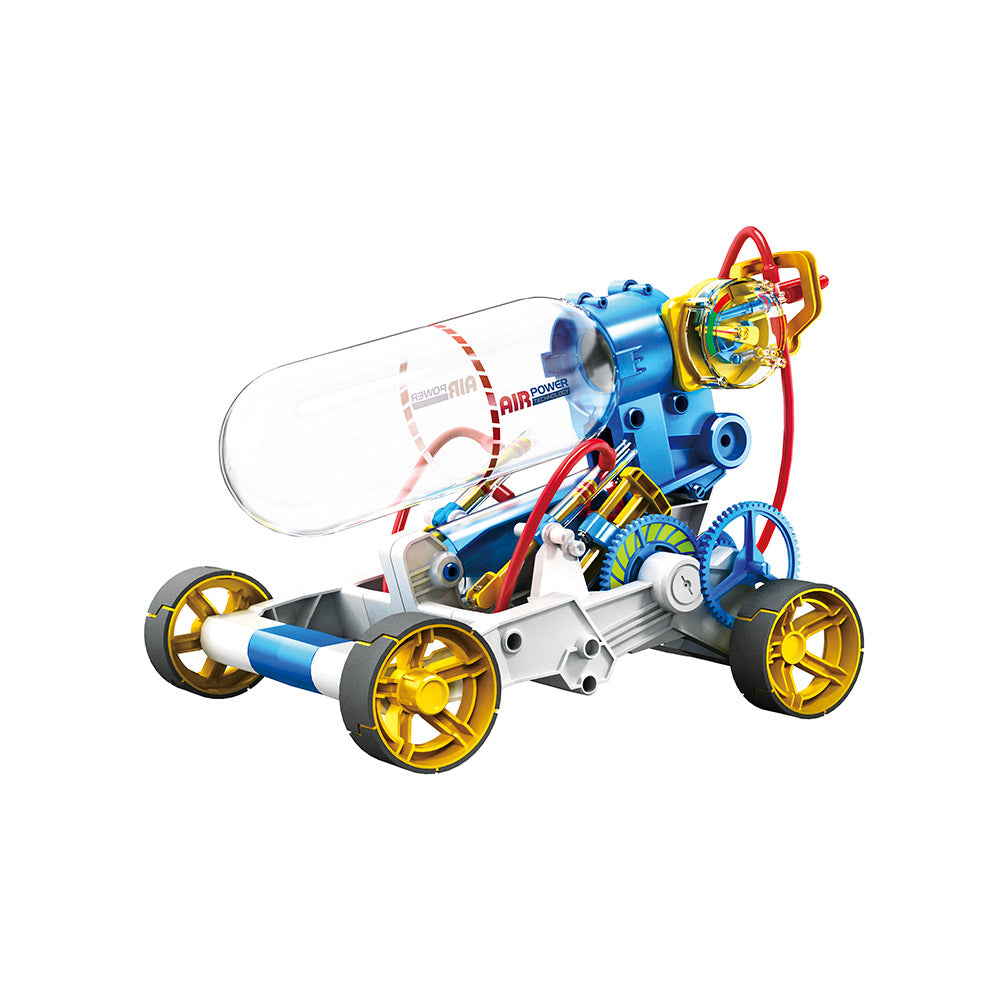 Construcs Engine Construct & Create Air Powered Engine Car Kit | Steam Rocket | Fun ...