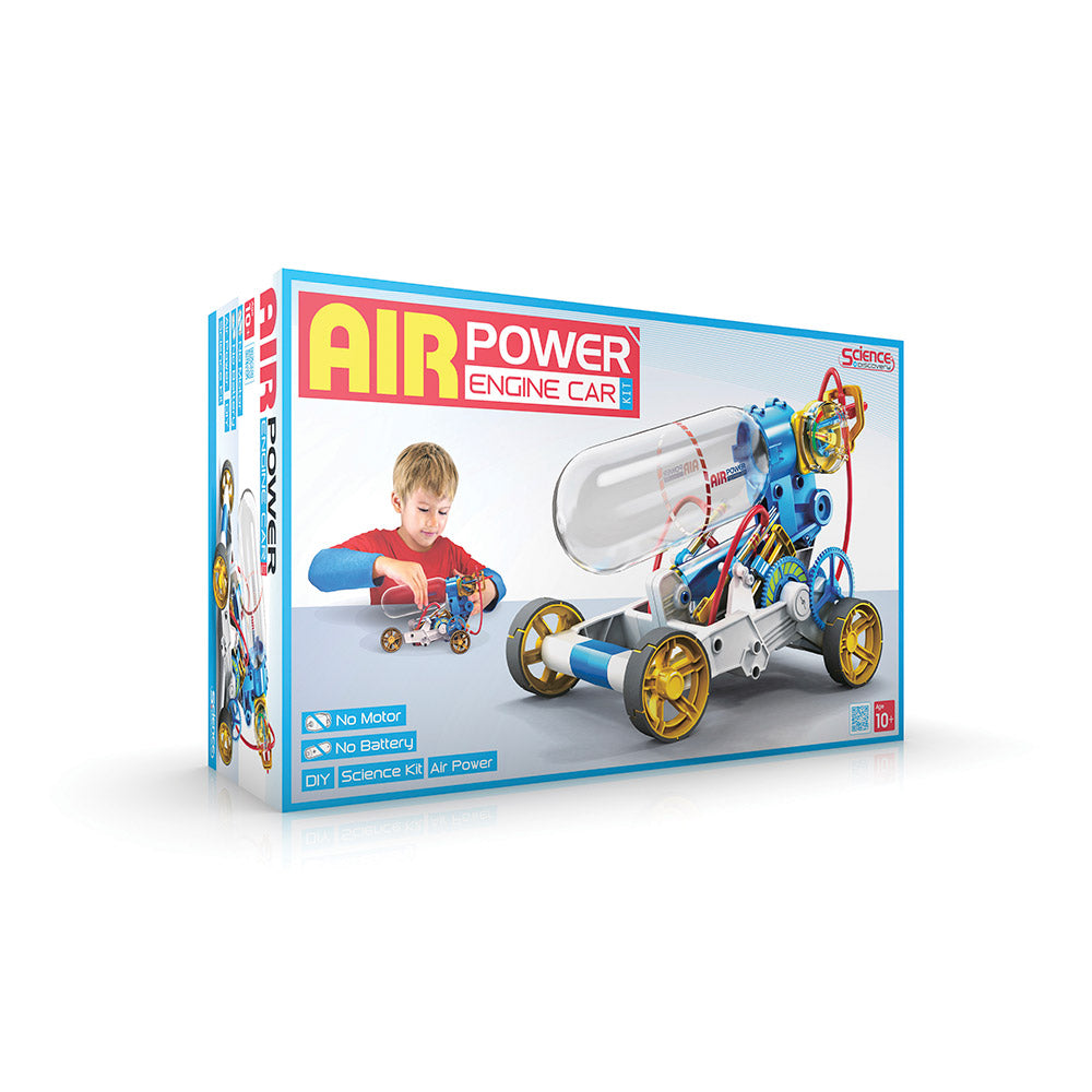 Air Powered Engine Car Kit - Construct & Create