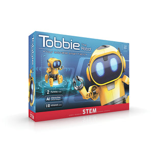Tobbie the Robot: Interactive IR Robot Kit - Construct & Create