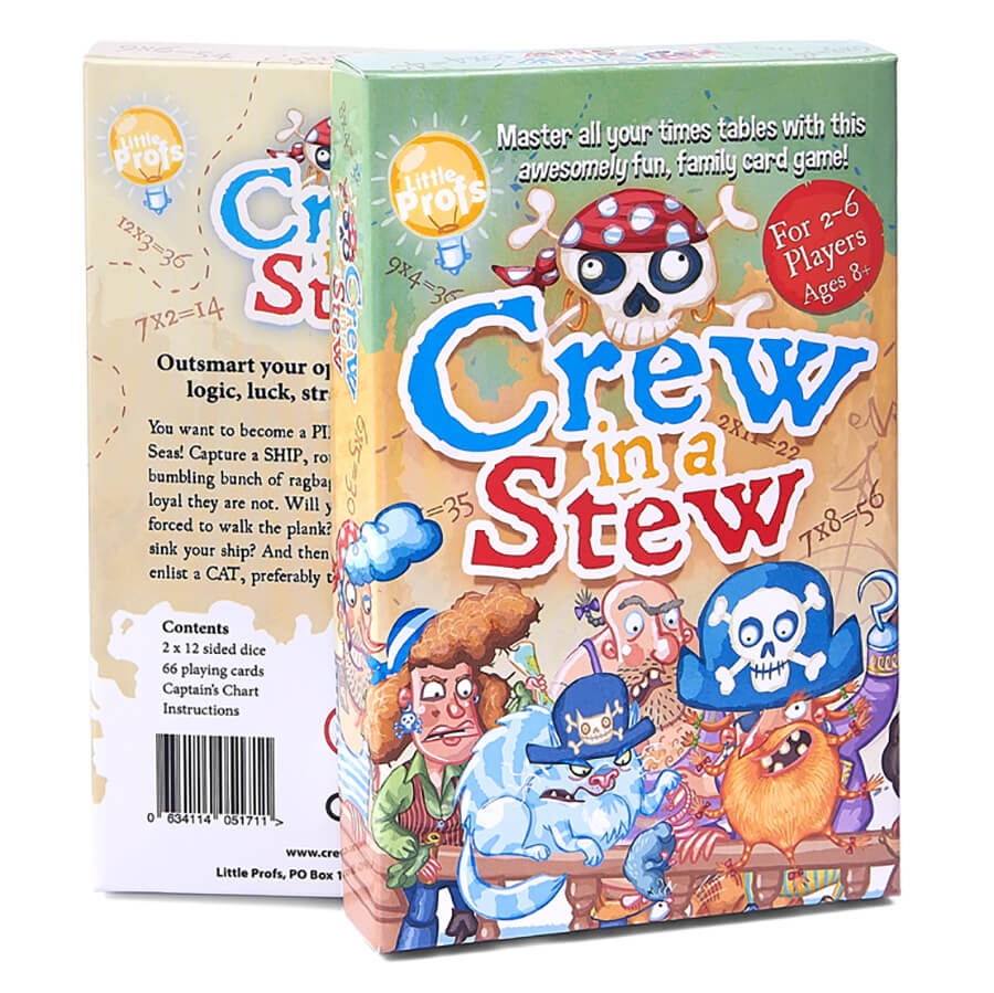 Crew In A Stew Maths Card Game - Steam Rocket