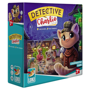 Detective Charlie Cooperative Board Game - Steam Rocket