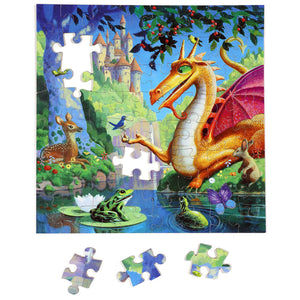 Dragon Jigsaw Puzzle: 64 Jumbo Pieces - eeBoo