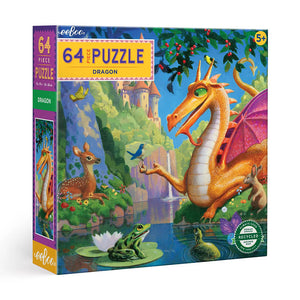 Dragon Jigsaw Puzzle: 64 Jumbo Pieces - eeBoo