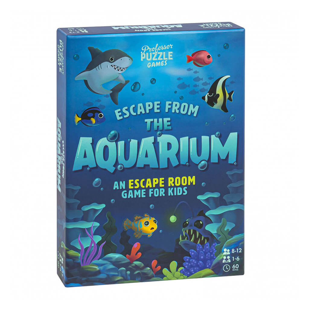 Escape from the Aquarium: Escape Room Games for Kids - Professor Puzzle