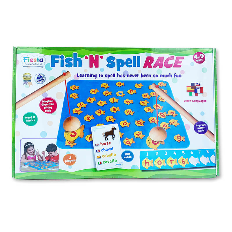 Fish 'N' Spell Race Game - Steam Rocket