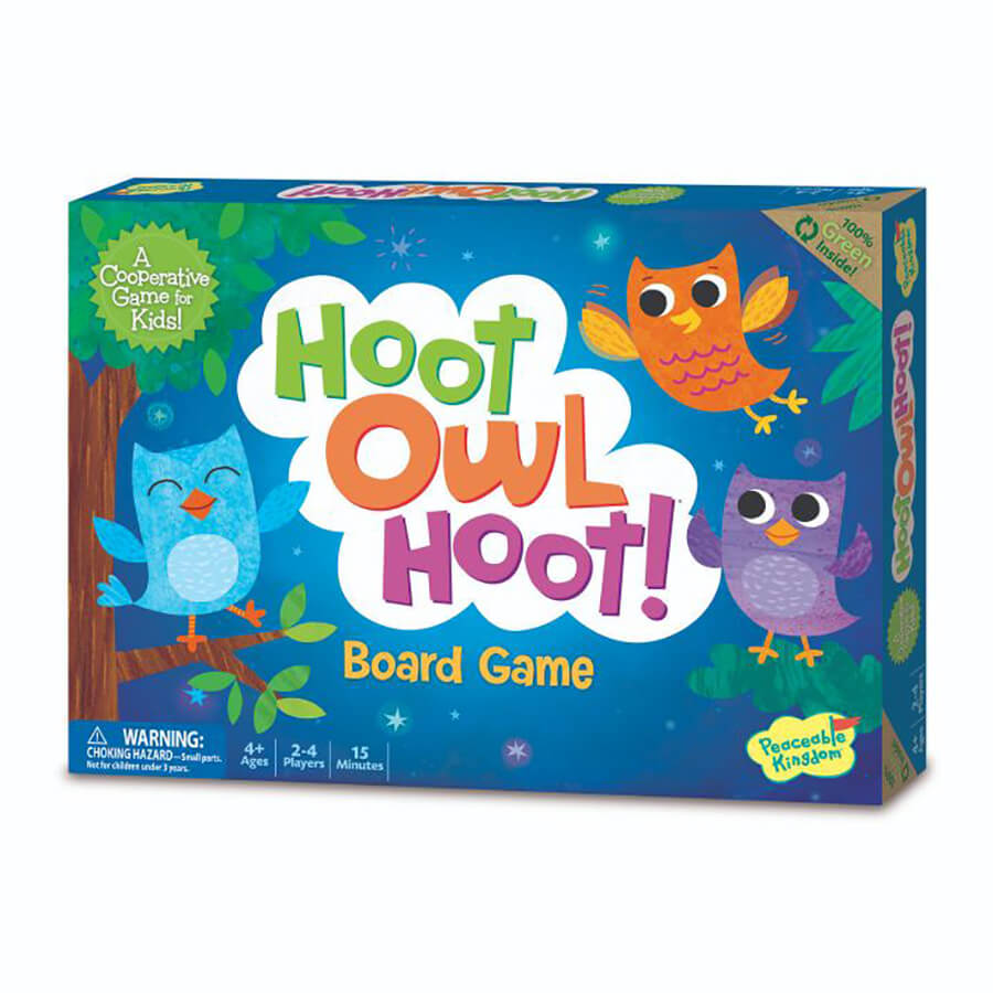 Hoot Owl Hoot Cooperative Board Game - Peaceable Kingdom