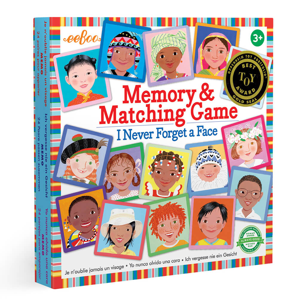 Eeboo Memory eeBoo I Never Forget a Face: Memory & Matching Game | Steam Rocket ...