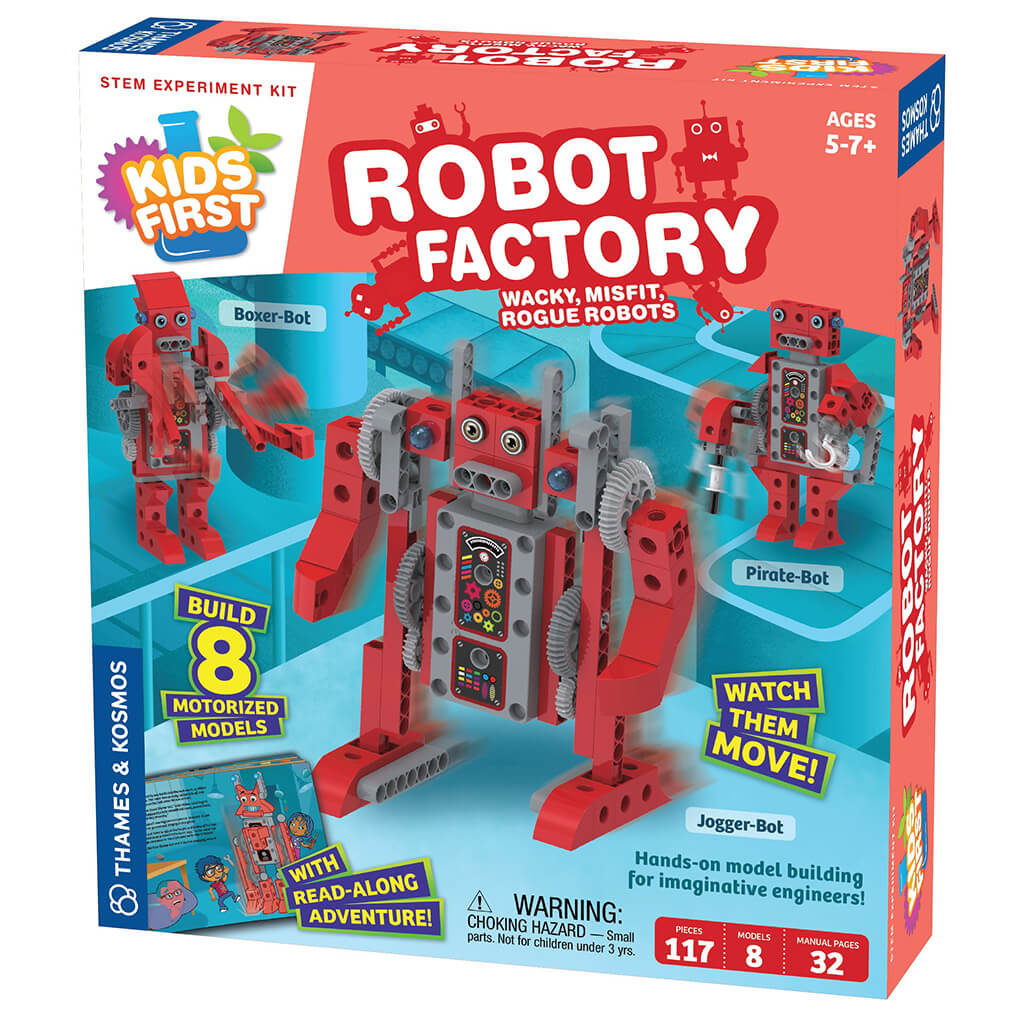 First Kit Toy Robot Factory Construction Kit by Kids First - Thames & Kosmos - Steam ...