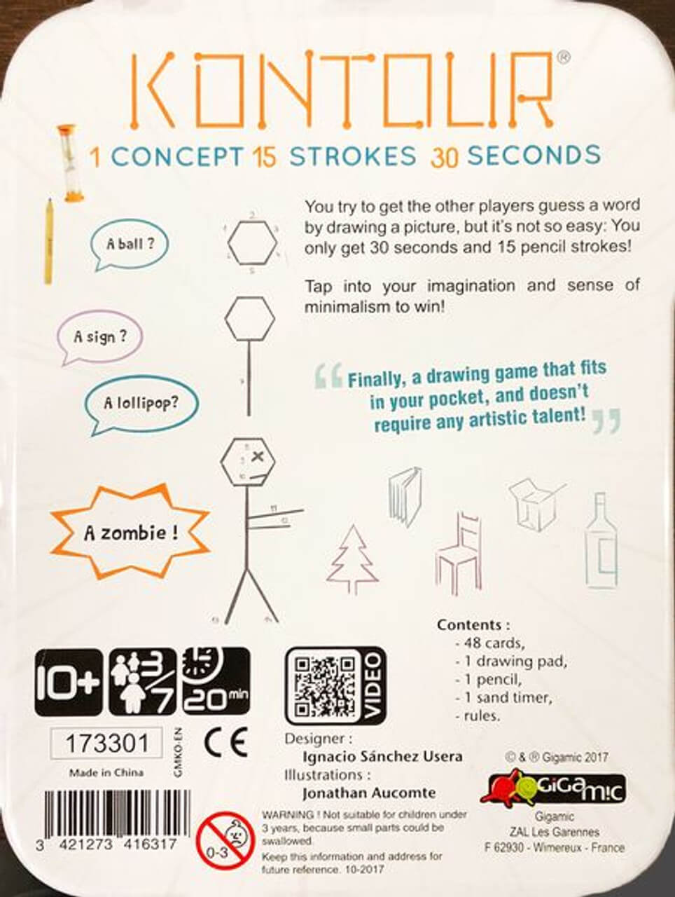 Kontour Drawing Game - Gigamic