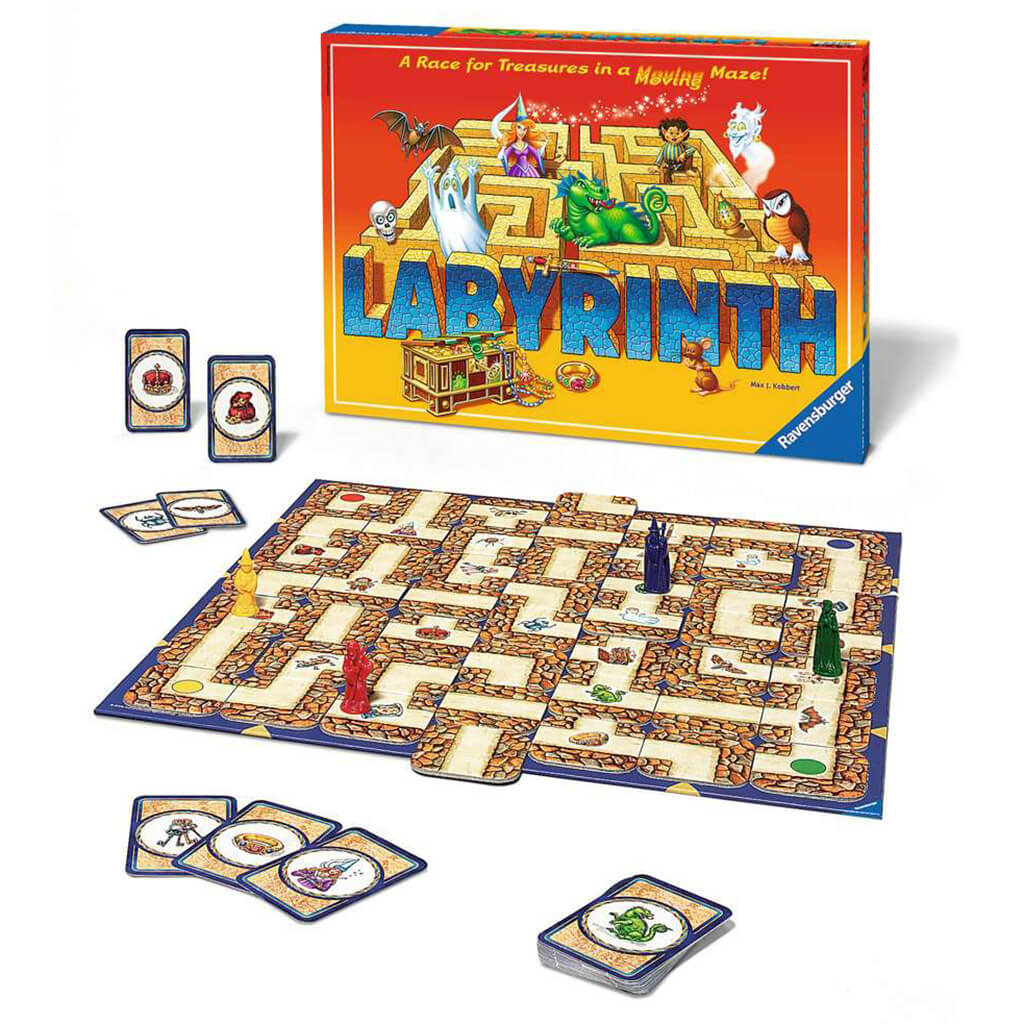 Labyrinth Family Board Game - Steam Rocket