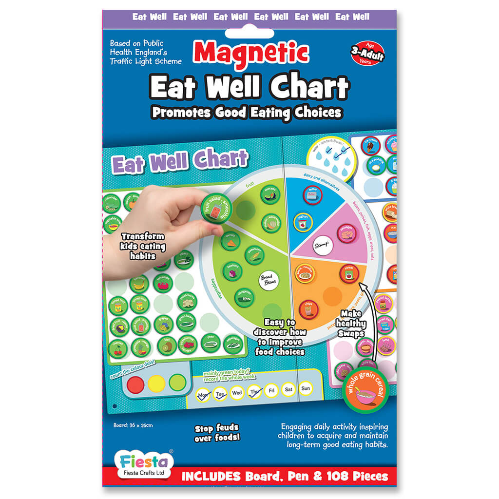 Magnetic Eat Well Chart - Fiesta Crafts