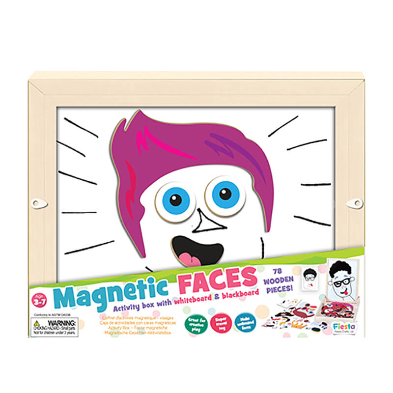 Magnetic Faces Activity Box - Steam Rocket