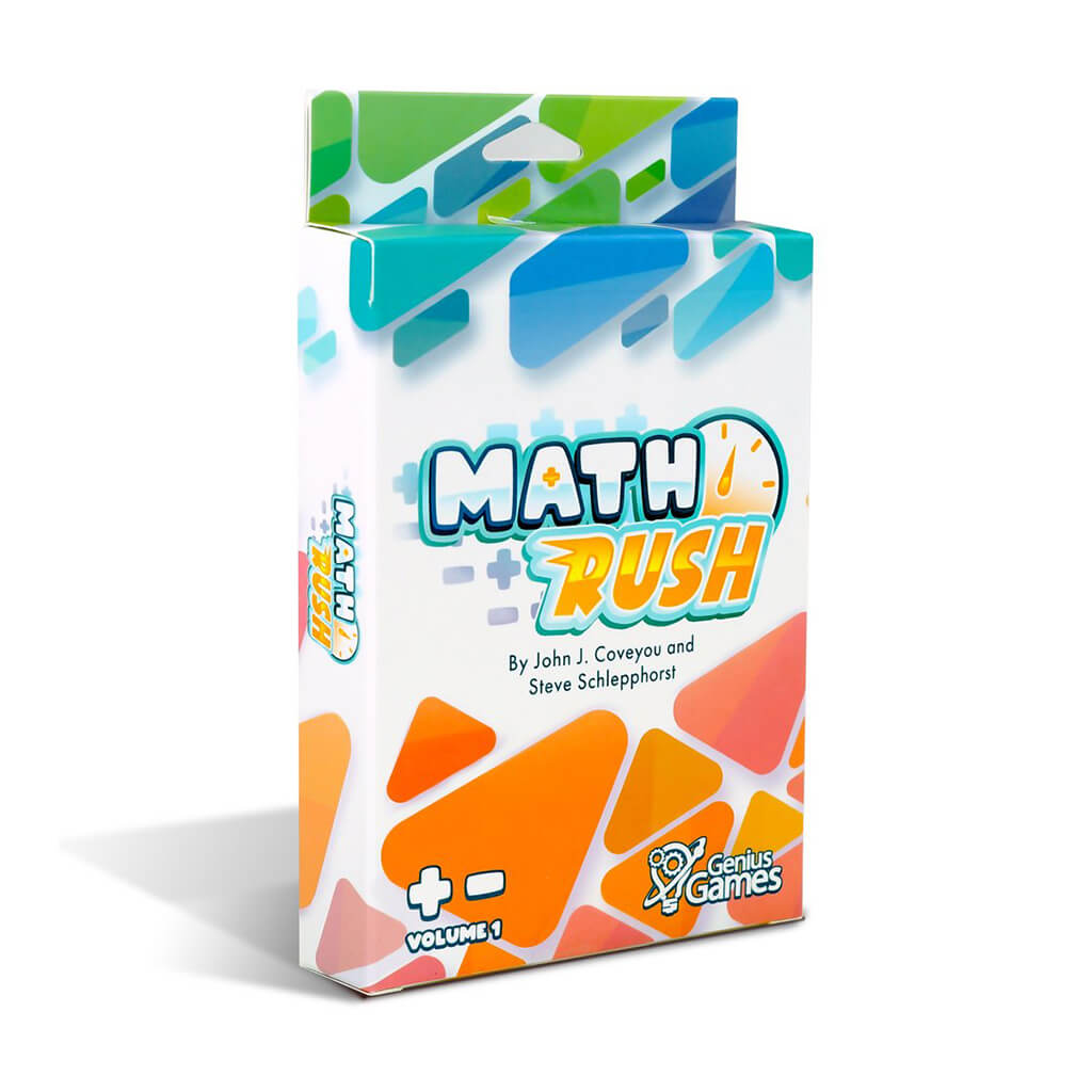 Math Rush Math Rush: Addition & Subtraction Card Game - Genius Games - Steam Rocket
