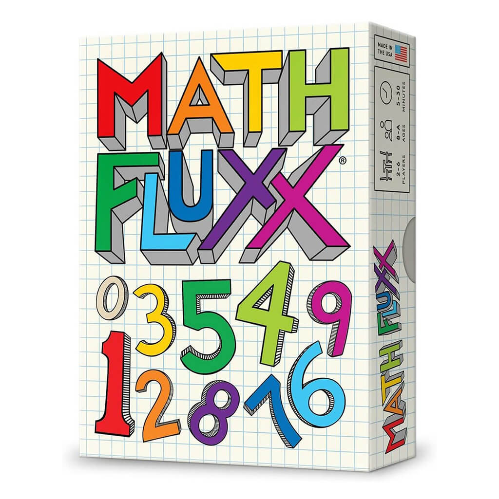 Math Fluxx Card Game - Steam Rocket