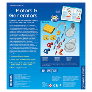 Motors and Generators Stem Experiment Kit - Thames & Kosmos