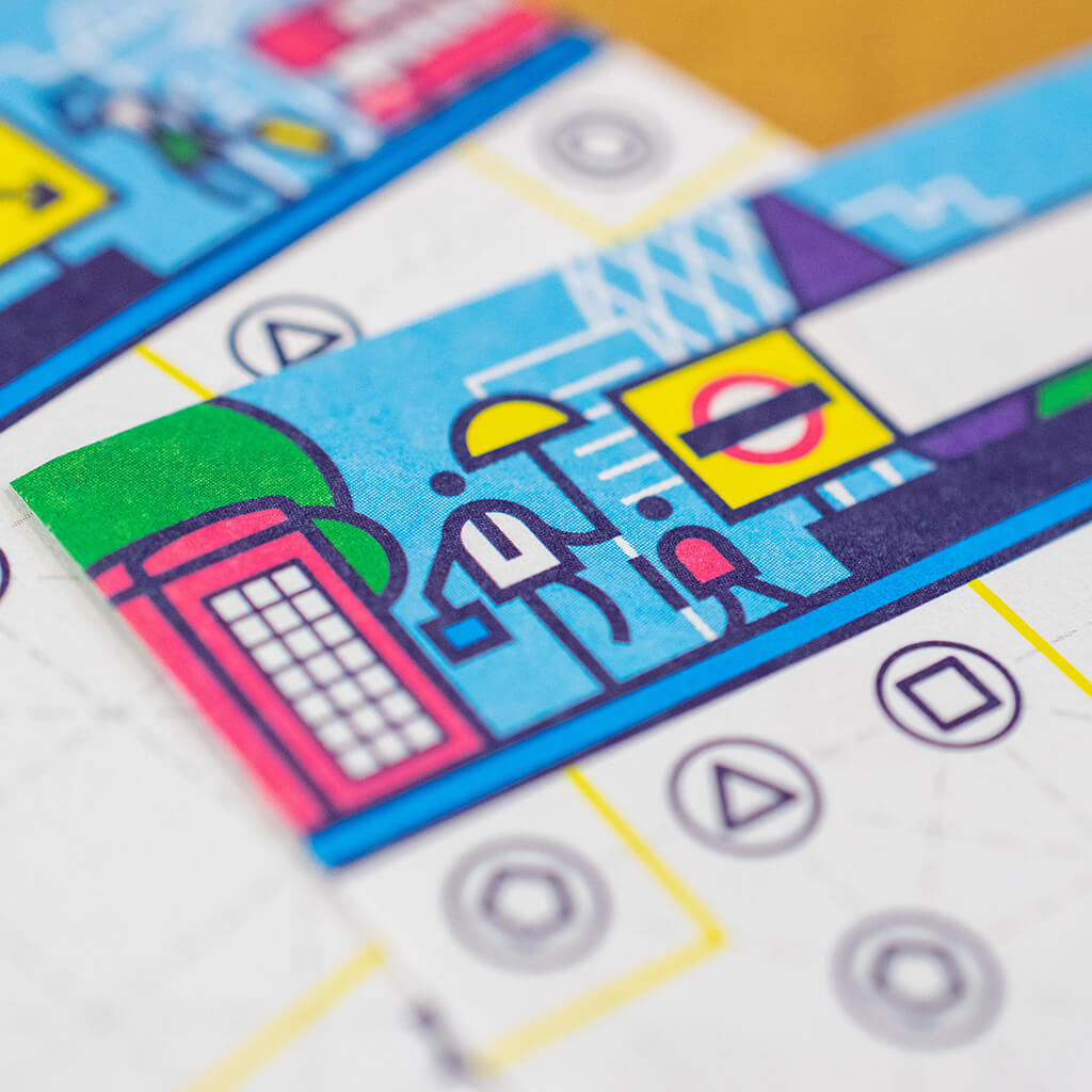 Next Station: London - Blue Orange