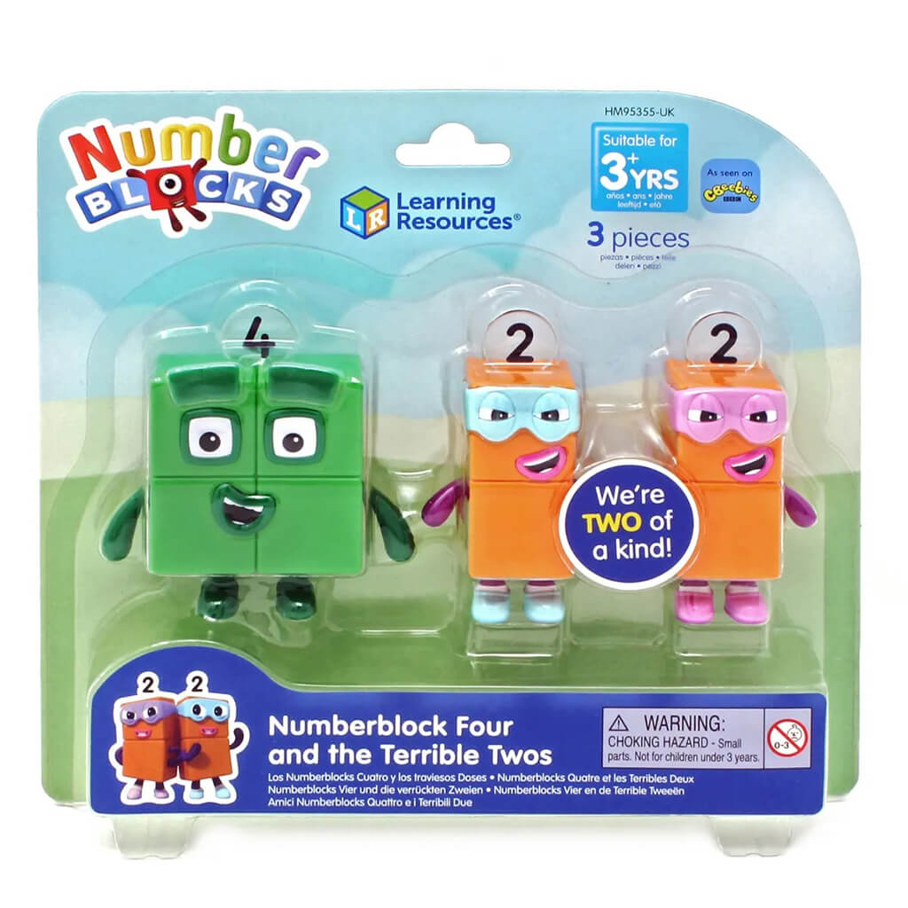 Numberblocks Four and Terrible Twos Figures - Learning Resources