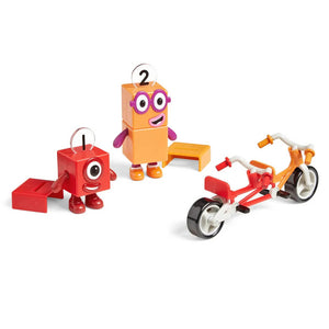 Numberblocks One and Two Bike Adventure Figures - Learning Resources