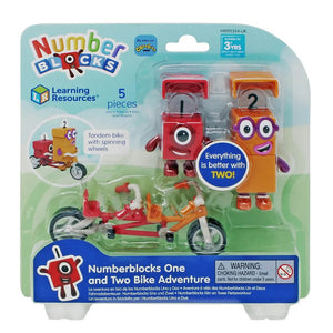 Numberblocks One and Two Bike Adventure Figures - Learning Resources