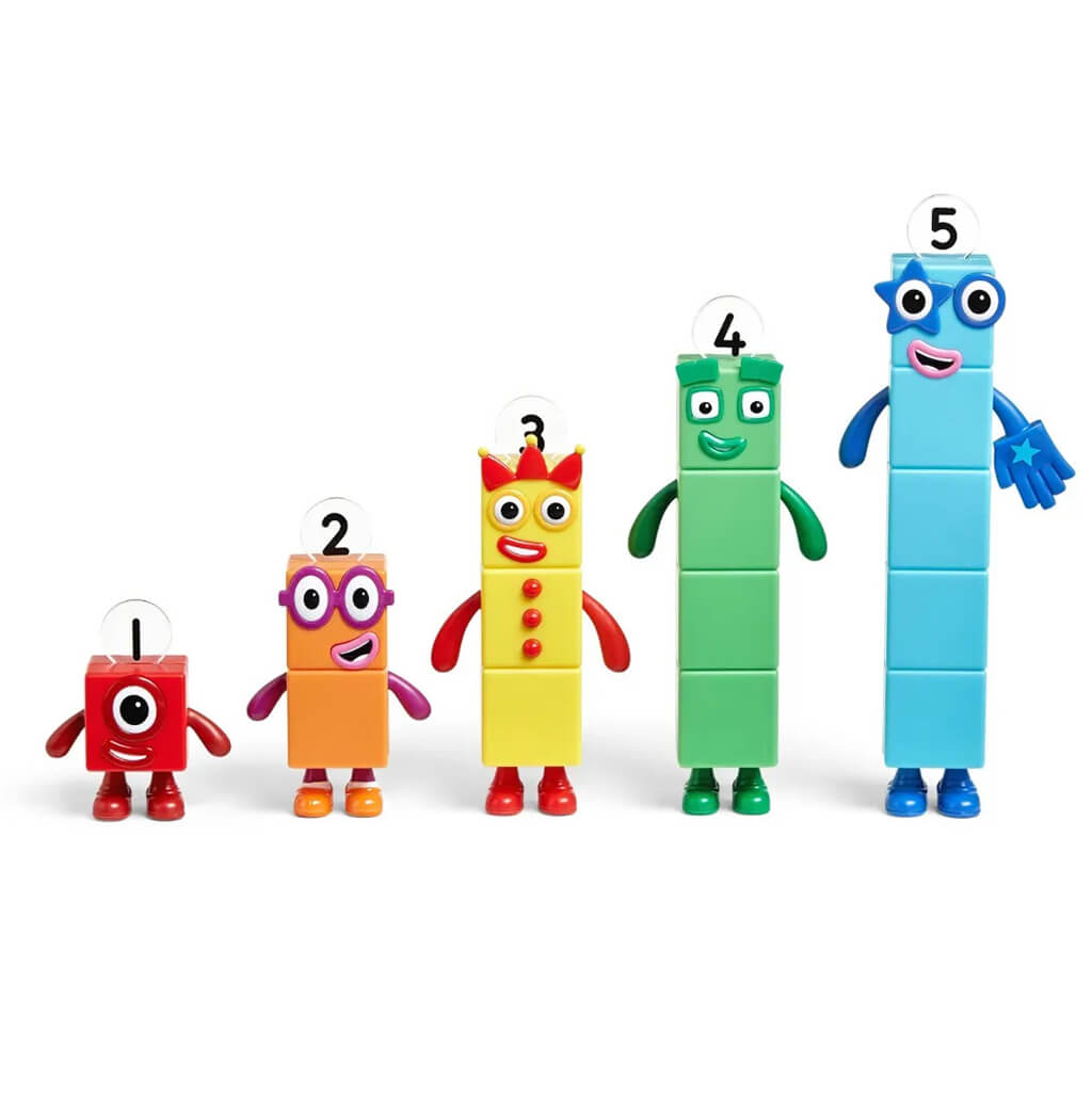 Numberblocks Friends One to Five Figures | Steam Rocket | Fun ...
