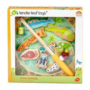 Pond Dipping Wooden Fishing Game - Tender Leaf Toys