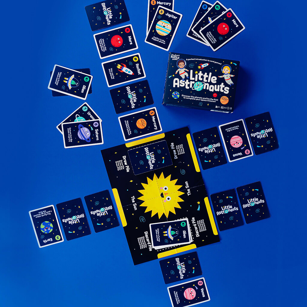 Little Astronauts Card Game - Professor Puzzle