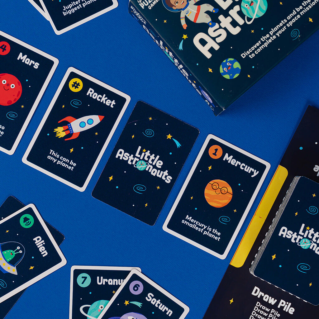 Little Astronauts Card Game - Professor Puzzle
