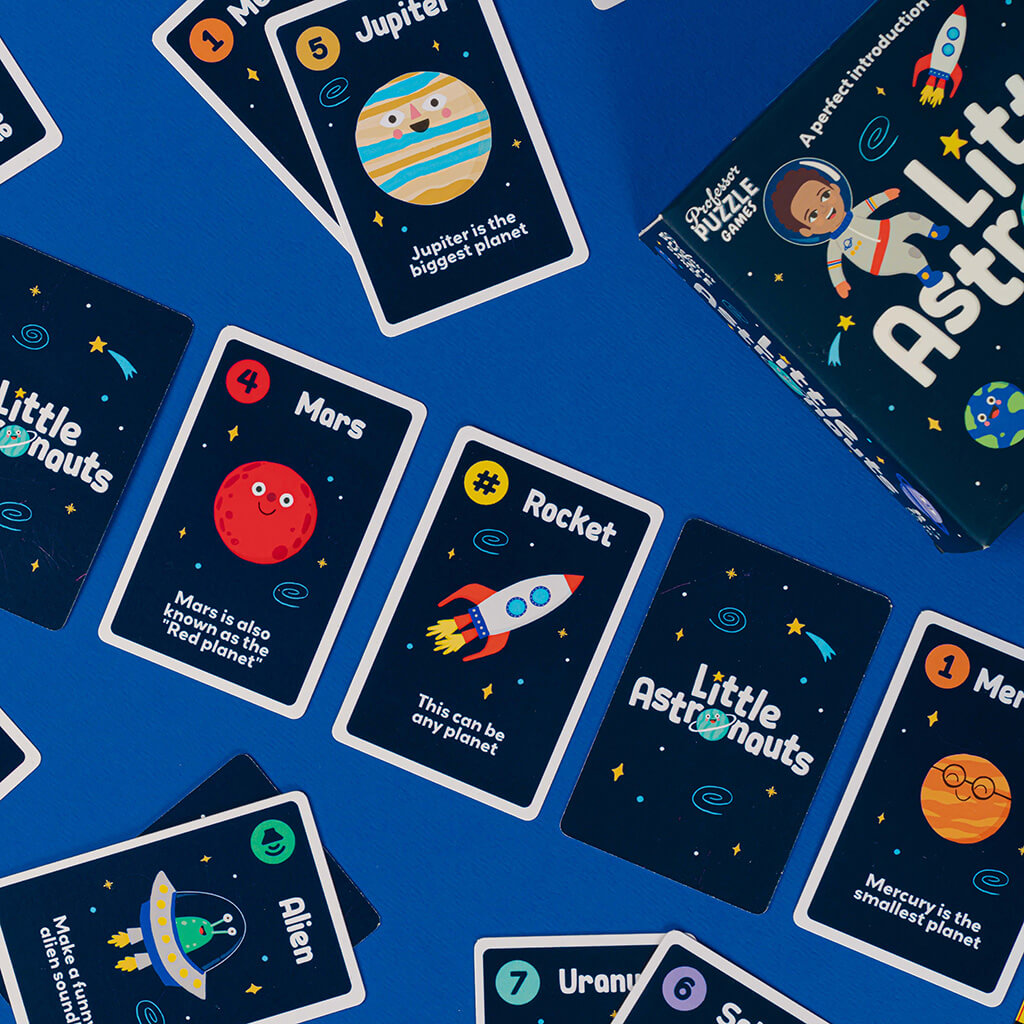Little Astronauts Card Game - Professor Puzzle
