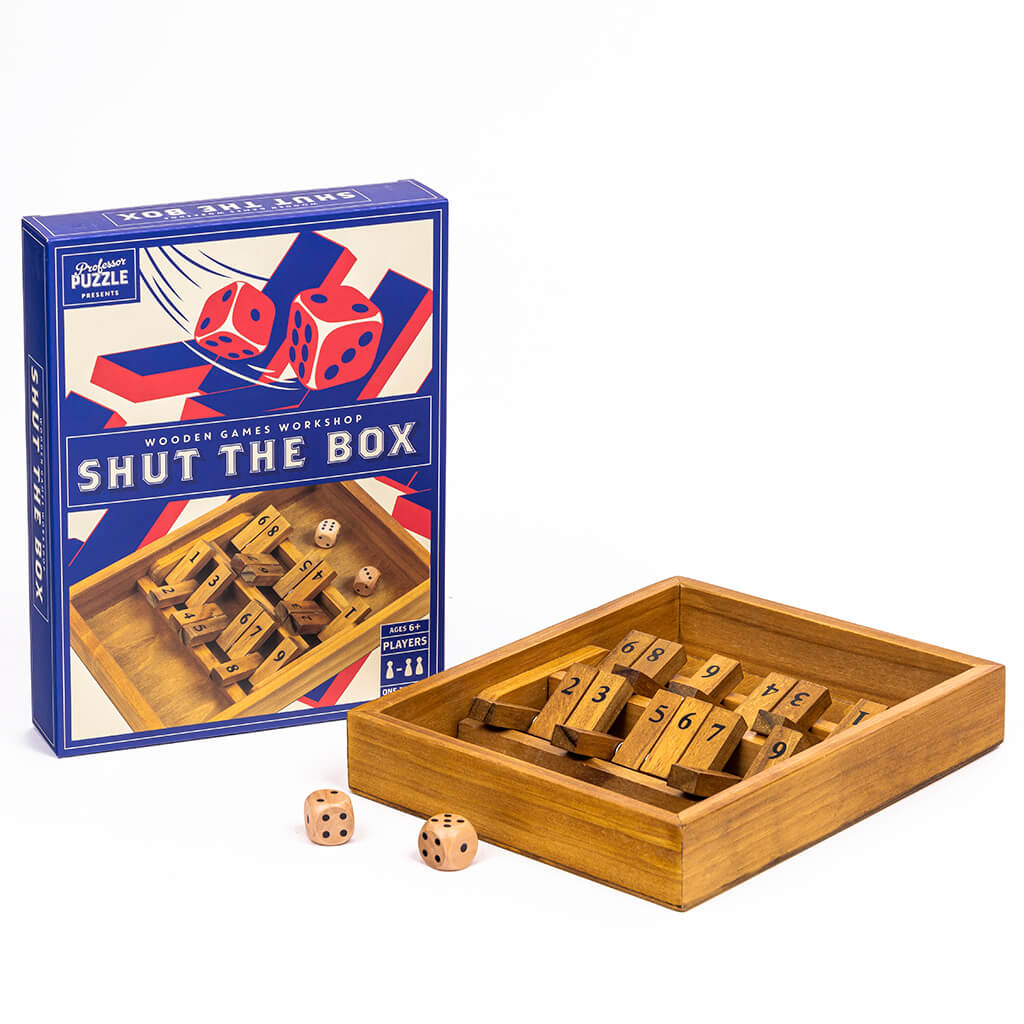 CHH Shut The Box Game - Wooden : Toys & Games