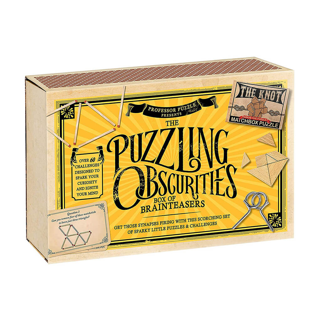 Puzzling Obscurities: 10 Pocket-Sized Matchbox Puzzles - Professor Puzzle