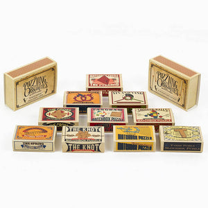 Puzzling Obscurities: 10 Pocket-Sized Matchbox Puzzles - Professor Puzzle