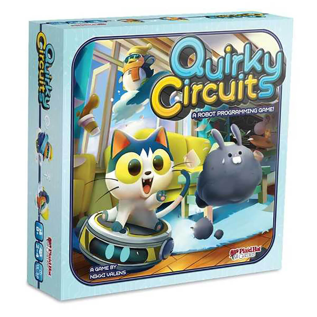 Quirky Circuits: Penny & Gizmo's Snowy Day Cooperative Coding Game - Plaid Hat (EX DEMO)