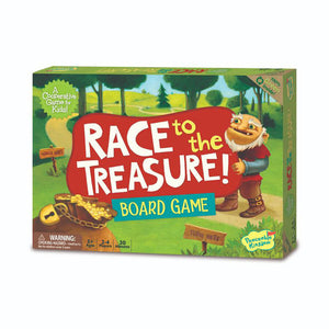 Race To The Treasure Cooperative Board Game - Peaceable Kingdom